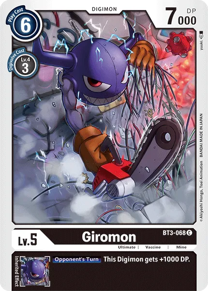 Giromon &mdash; Digimon Card Game card