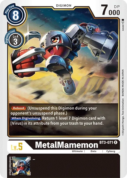 MetalMamemon &mdash; Digimon Card Game card