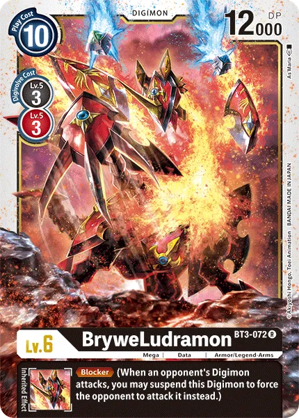 BryweLudramon &mdash; Digimon Card Game card