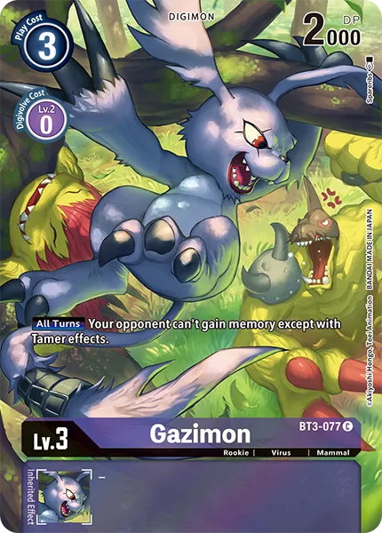 Gazimon &mdash; Digimon Card Game card