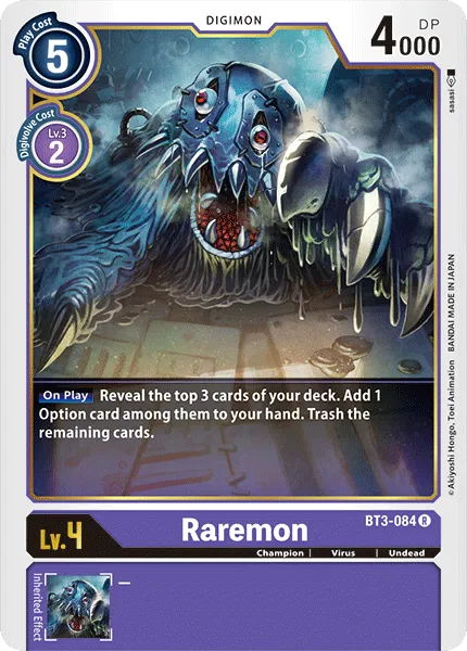 Raremon &mdash; Digimon Card Game card