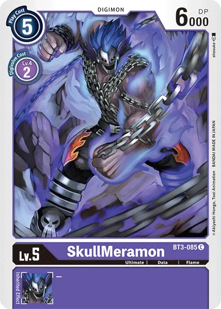 SkullMeramon &mdash; Digimon Card Game card