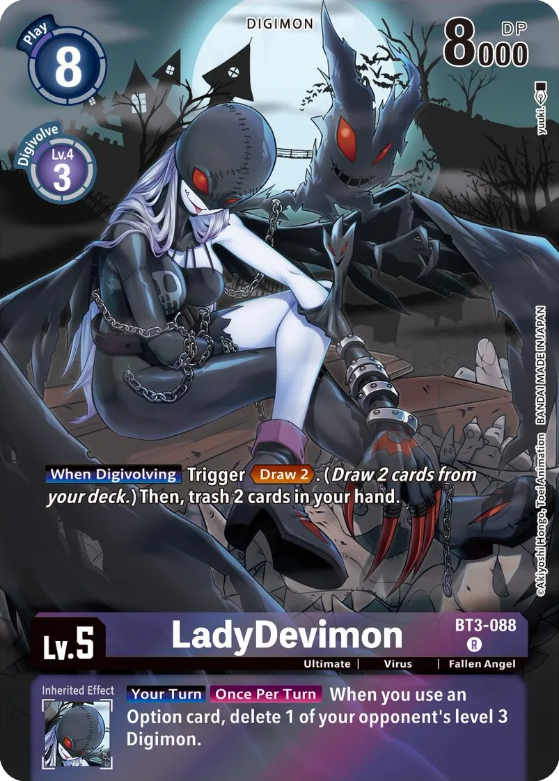 LadyDevimon &mdash; Digimon Card Game card