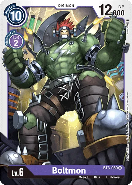 Boltmon &mdash; Digimon Card Game card