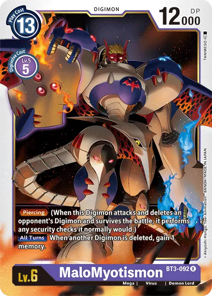 MaloMyotismon &mdash; Digimon Card Game card