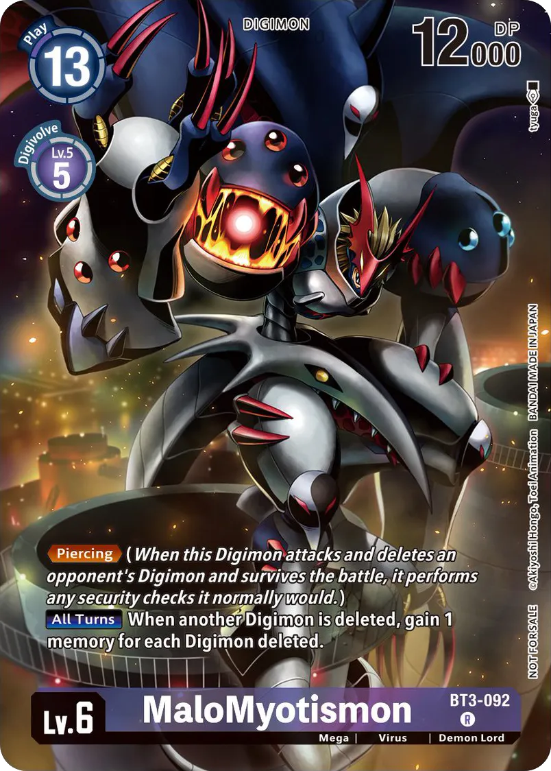 MaloMyotismon &mdash; Digimon Card Game card