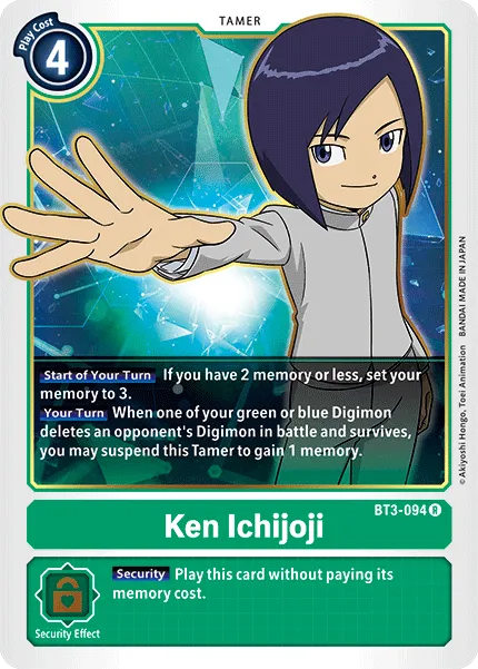 Ken Ichijoji &mdash; Digimon Card Game card