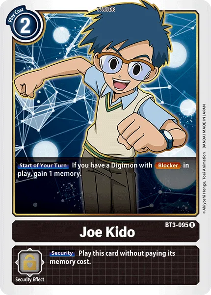 Joe Kido &mdash; Digimon Card Game card