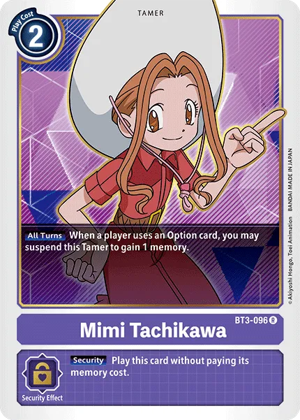 Mimi Tachikawa &mdash; Digimon Card Game card