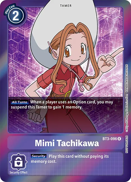 Mimi Tachikawa &mdash; Digimon Card Game card