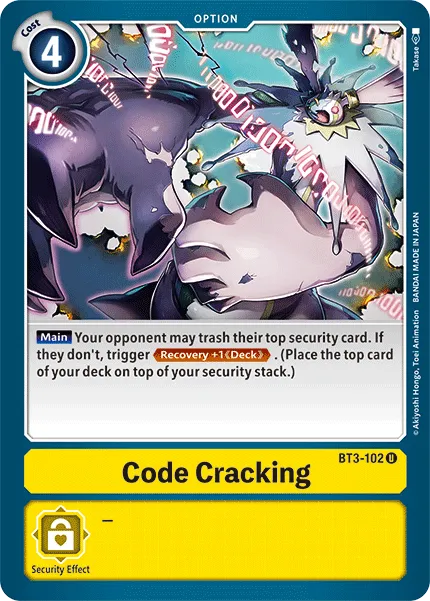 Code Cracking &mdash; Digimon Card Game card