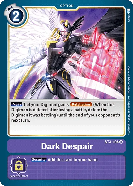Dark Despair &mdash; Digimon Card Game card