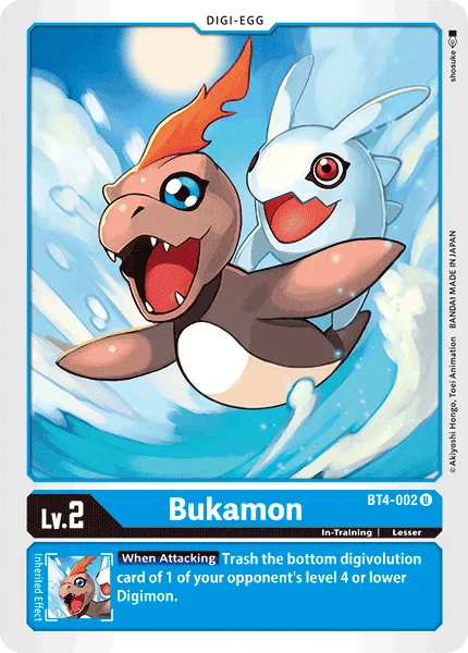 Bukamon &mdash; Digimon Card Game card