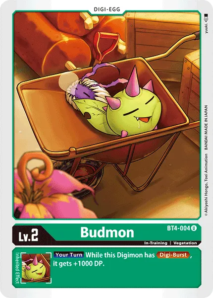 Budmon &mdash; Digimon Card Game card