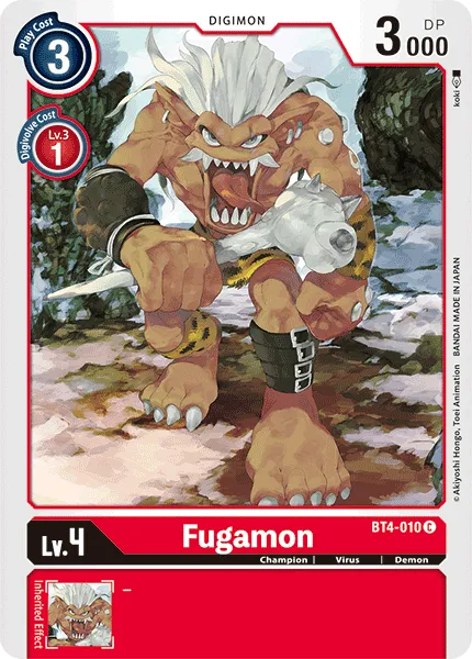 Fugamon &mdash; Digimon Card Game card