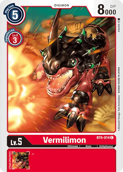 Vermilimon &mdash; Digimon Card Game card