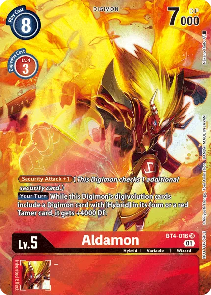 Aldamon &mdash; Digimon Card Game card