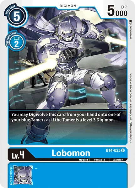 Lobomon &mdash; Digimon Card Game card