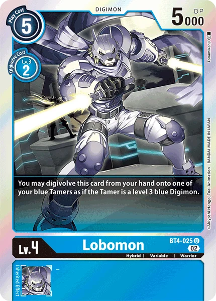 Lobomon &mdash; Digimon Card Game card