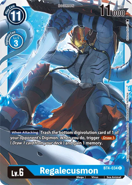 Regalecusmon &mdash; Digimon Card Game card