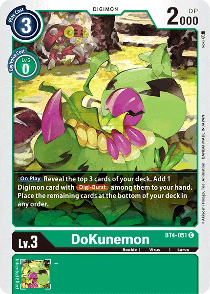 DoKunemon &mdash; Digimon Card Game card