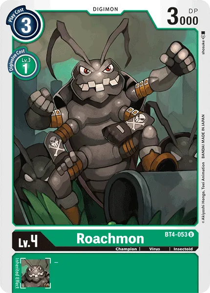 Roachmon &mdash; Digimon Card Game card