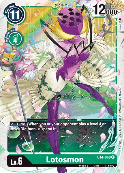Lotosmon &mdash; Digimon Card Game card