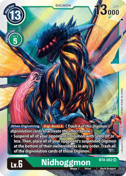 Nidhoggmon &mdash; Digimon Card Game card