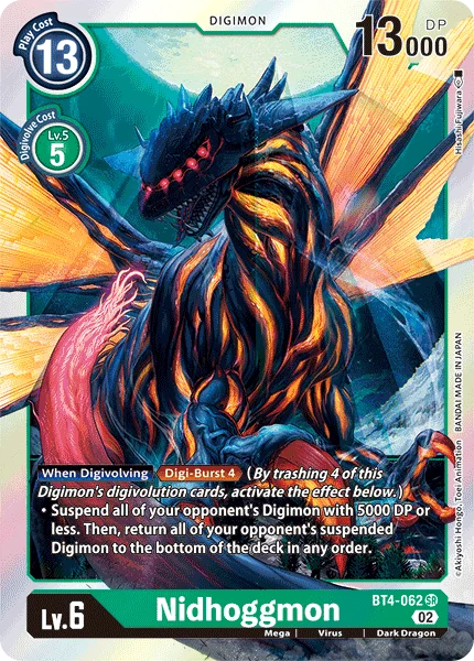 Nidhoggmon &mdash; Digimon Card Game card