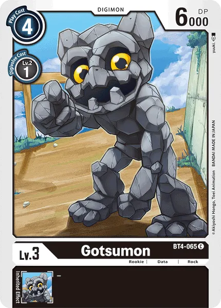 Gotsumon &mdash; Digimon Card Game card