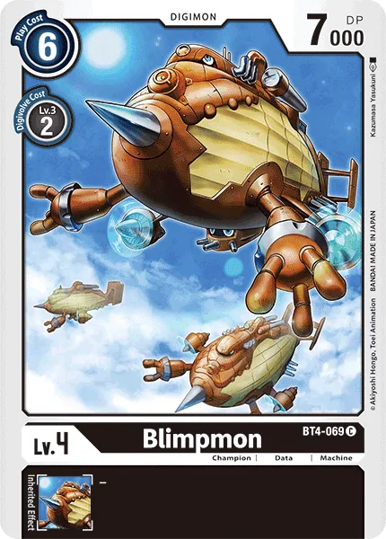Blimpmon &mdash; Digimon Card Game card