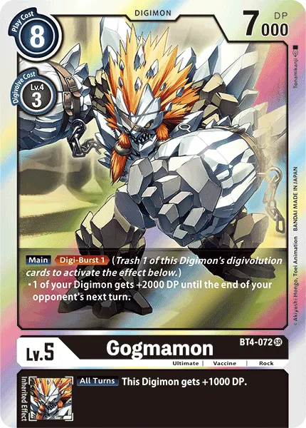 Gogmamon &mdash; Digimon Card Game card