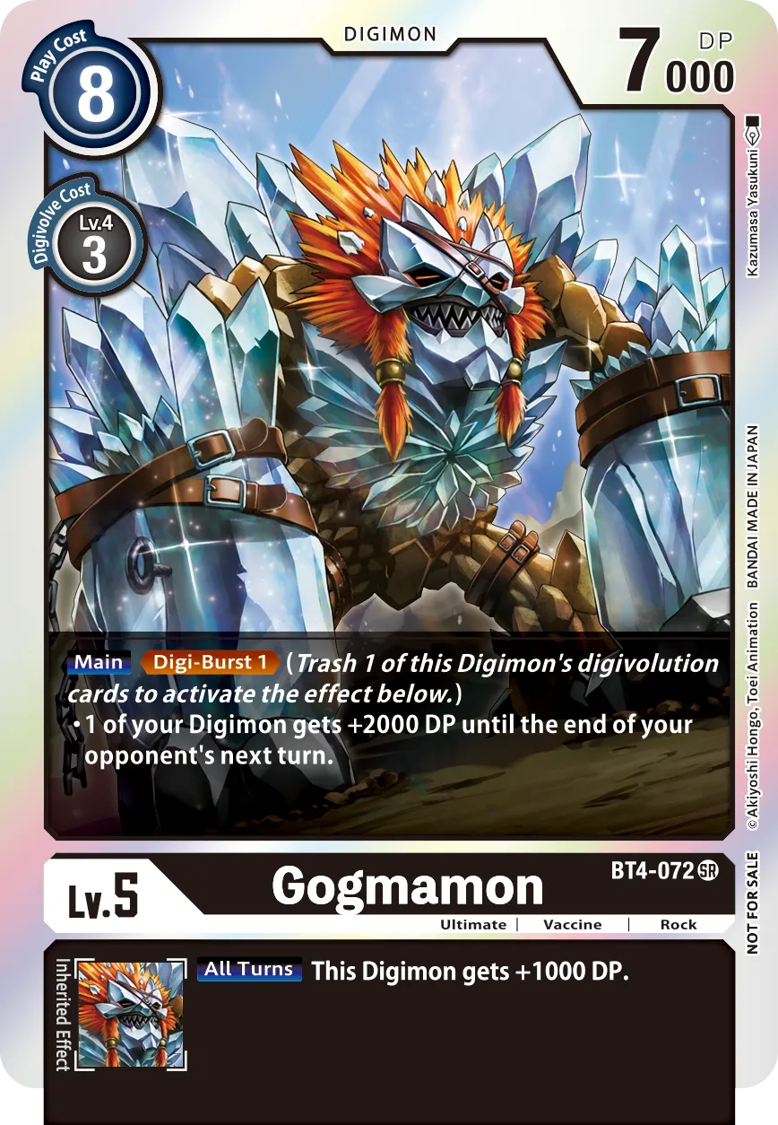 Gogmamon &mdash; Digimon Card Game card