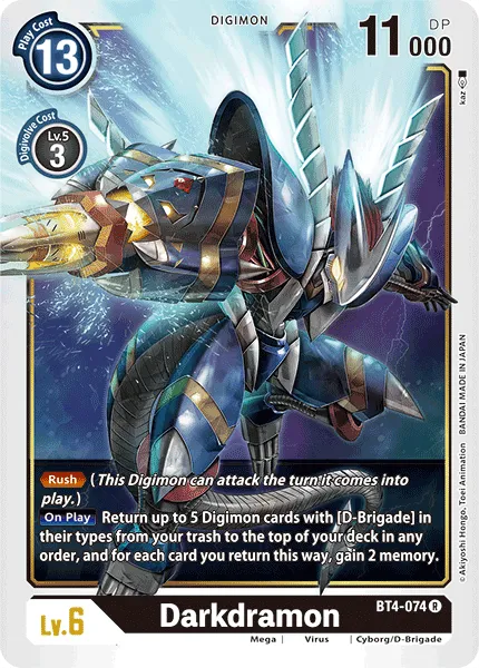 Darkdramon &mdash; Digimon Card Game card