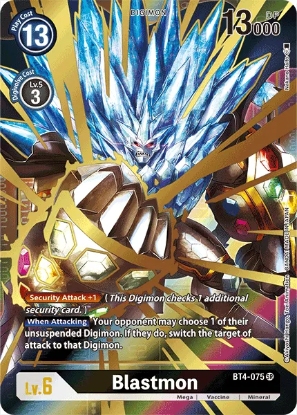 Blastmon &mdash; Digimon Card Game card
