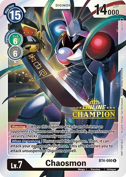 Chaosmon &mdash; Digimon Card Game card