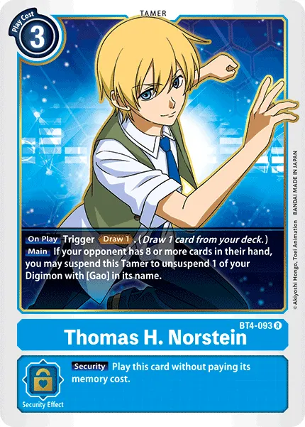 Thomas H. Norstein &mdash; Digimon Card Game card