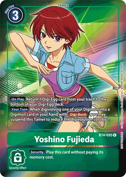 Yoshino Fujieda &mdash; Digimon Card Game card