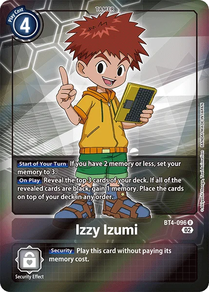 Izzy Izumi &mdash; Digimon Card Game card