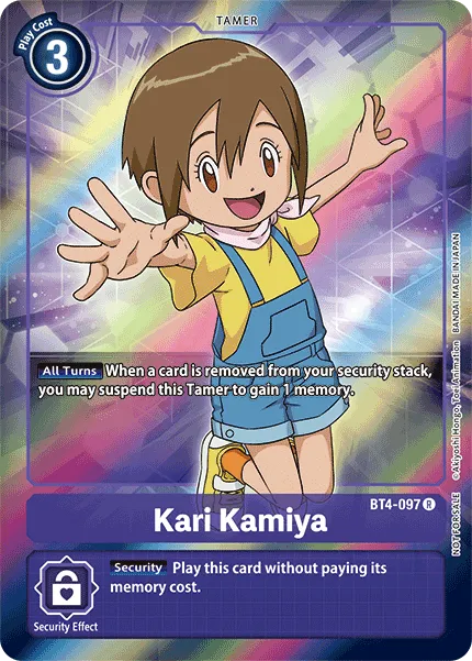 Kari Kamiya &mdash; Digimon Card Game card