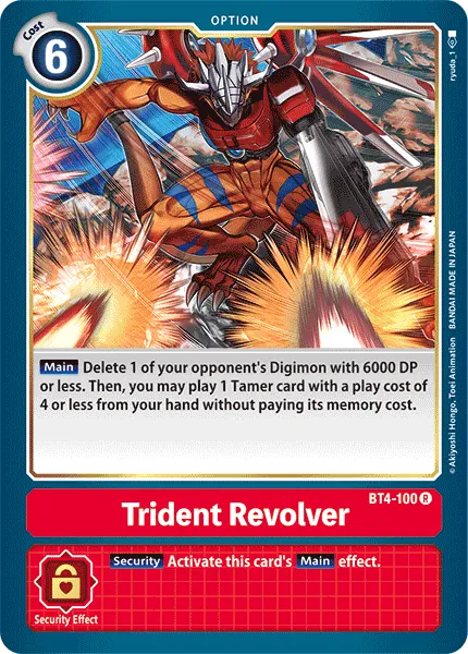 Trident Revolver &mdash; Digimon Card Game card