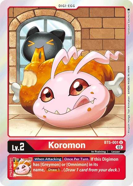 Koromon &mdash; Digimon Card Game card