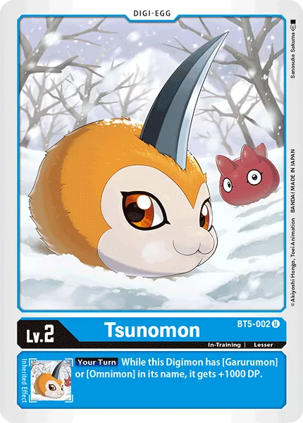 Tsunomon &mdash; Digimon Card Game card