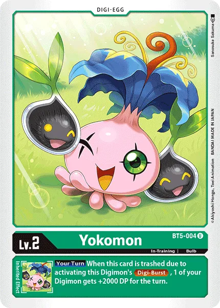 Yokomon &mdash; Digimon Card Game card