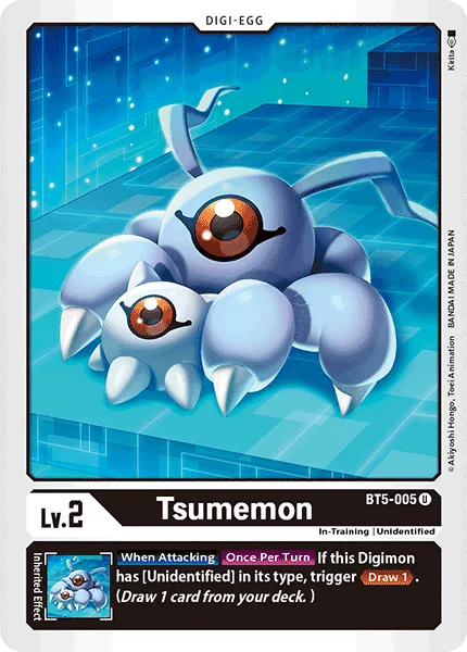 Tsumemon &mdash; Digimon Card Game card