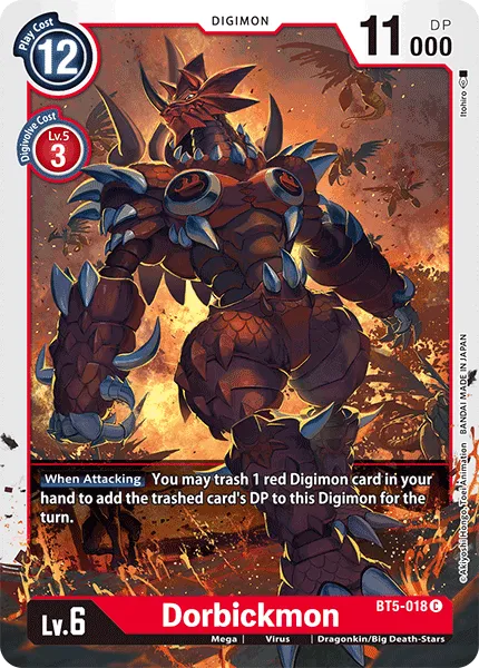 Dorbickmon &mdash; Digimon Card Game card