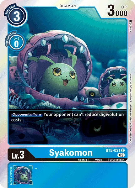 Syakomon &mdash; Digimon Card Game card