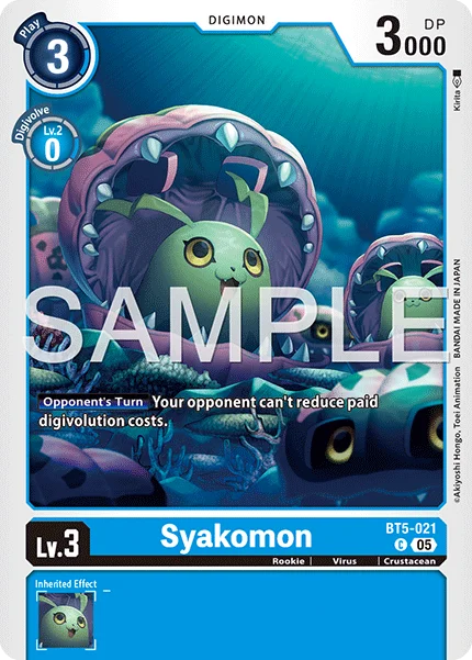 Syakomon &mdash; Digimon Card Game card