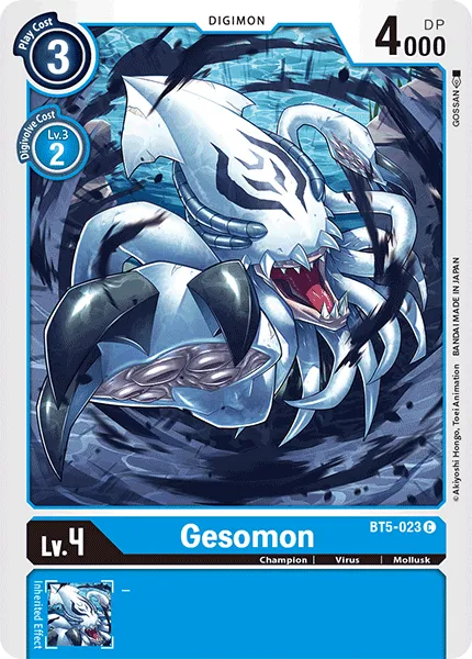 Gesomon &mdash; Digimon Card Game card