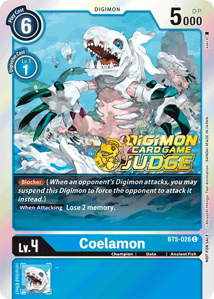 Coelamon &mdash; Digimon Card Game card